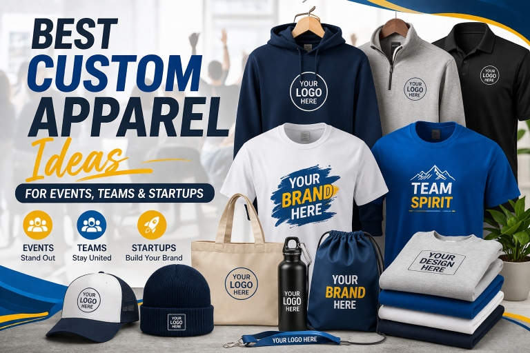 Best Custom Apparel Ideas for Events, Teams & Startups