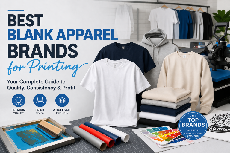 Top Blank Apparel Brands for Printing