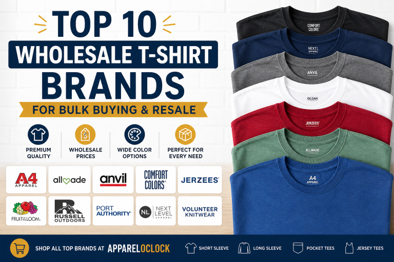 Top 10 Wholesale T-Shirt Brands