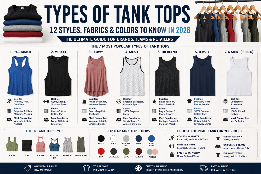 Types of Tank Tops